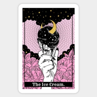 Tarot card the Ice cream Sticker